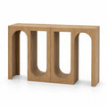 Console en chêne massif naturel 120x30x75 cm