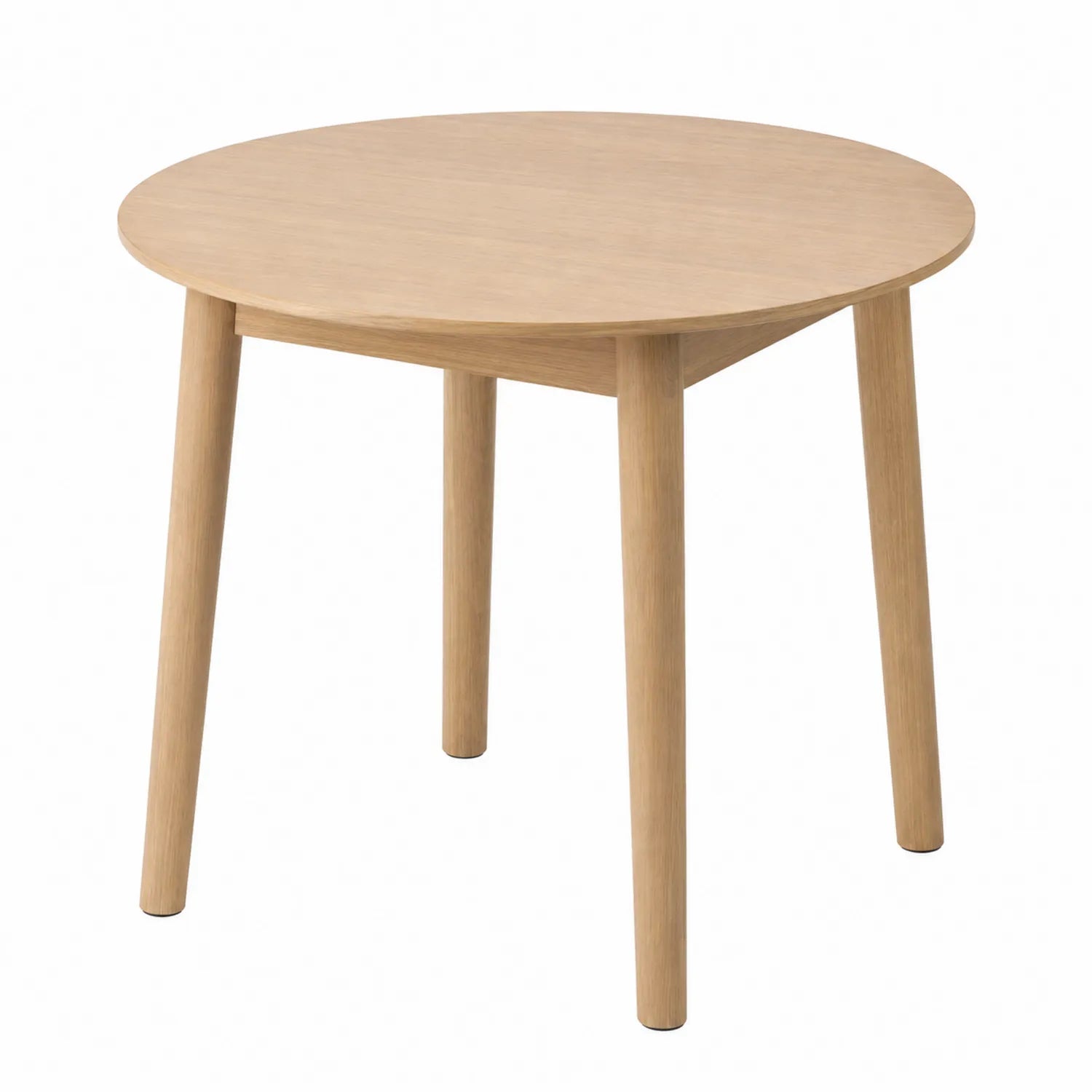 Table ronde en bois de chêne
