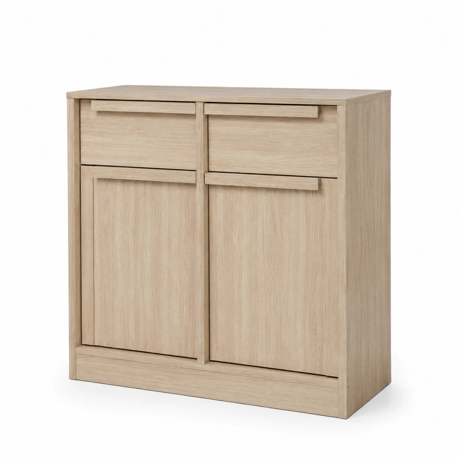 Buffet en bois avec portes et tiroirs 80x35x90 cm