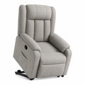 Fauteuil Releveur en Tissu Gris