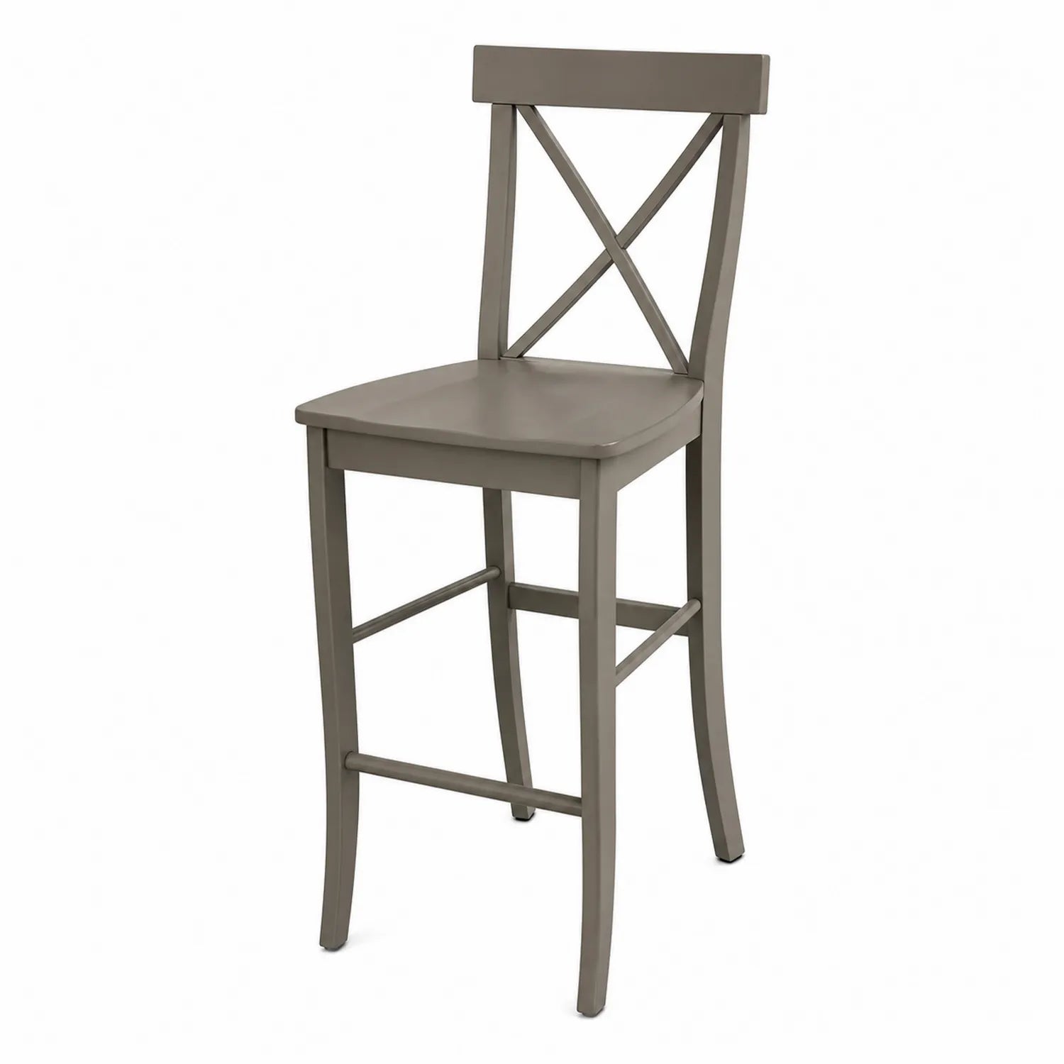 Tabouret de bar en bois Gris
