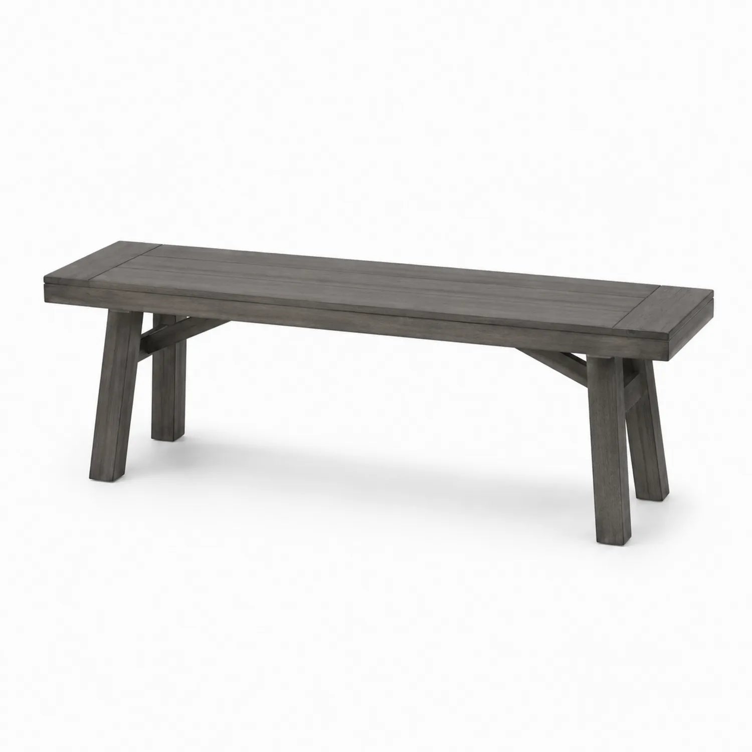 Banc en bois gris 120 cm