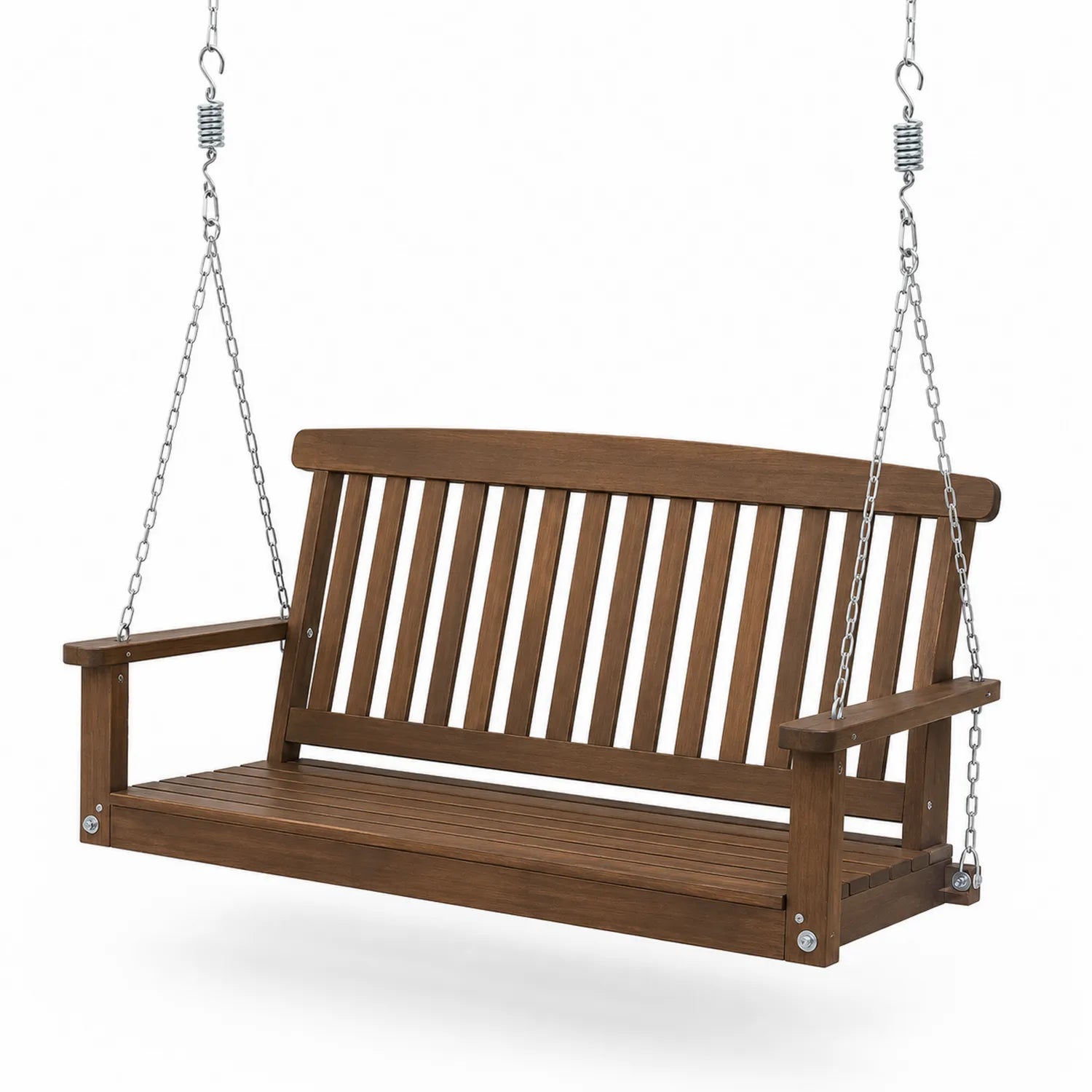 Balancelle en bois 120 cm avec chaînes en acier