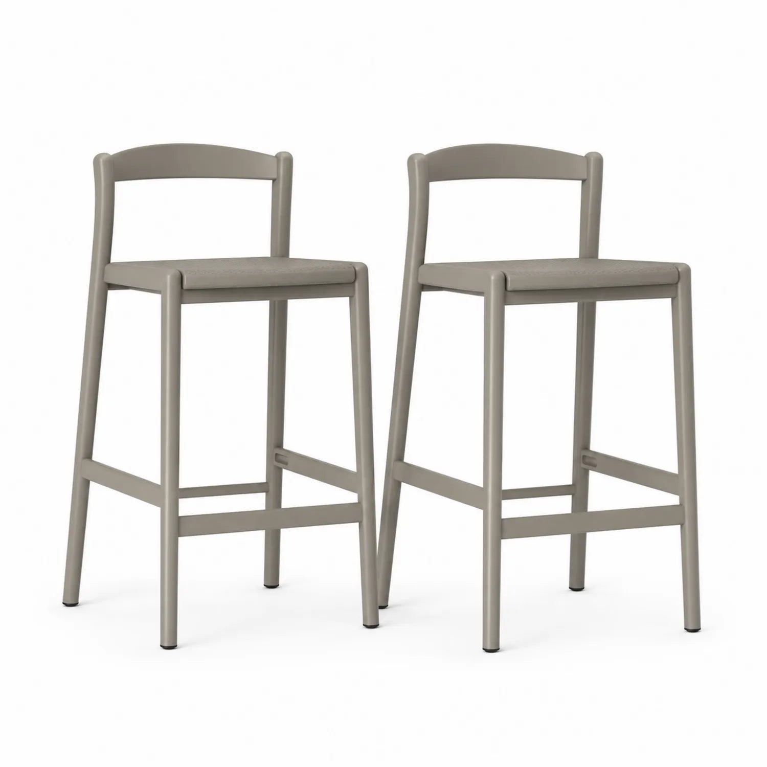 Tabourets de bar en plastique Polypropylène Beige 75 cm