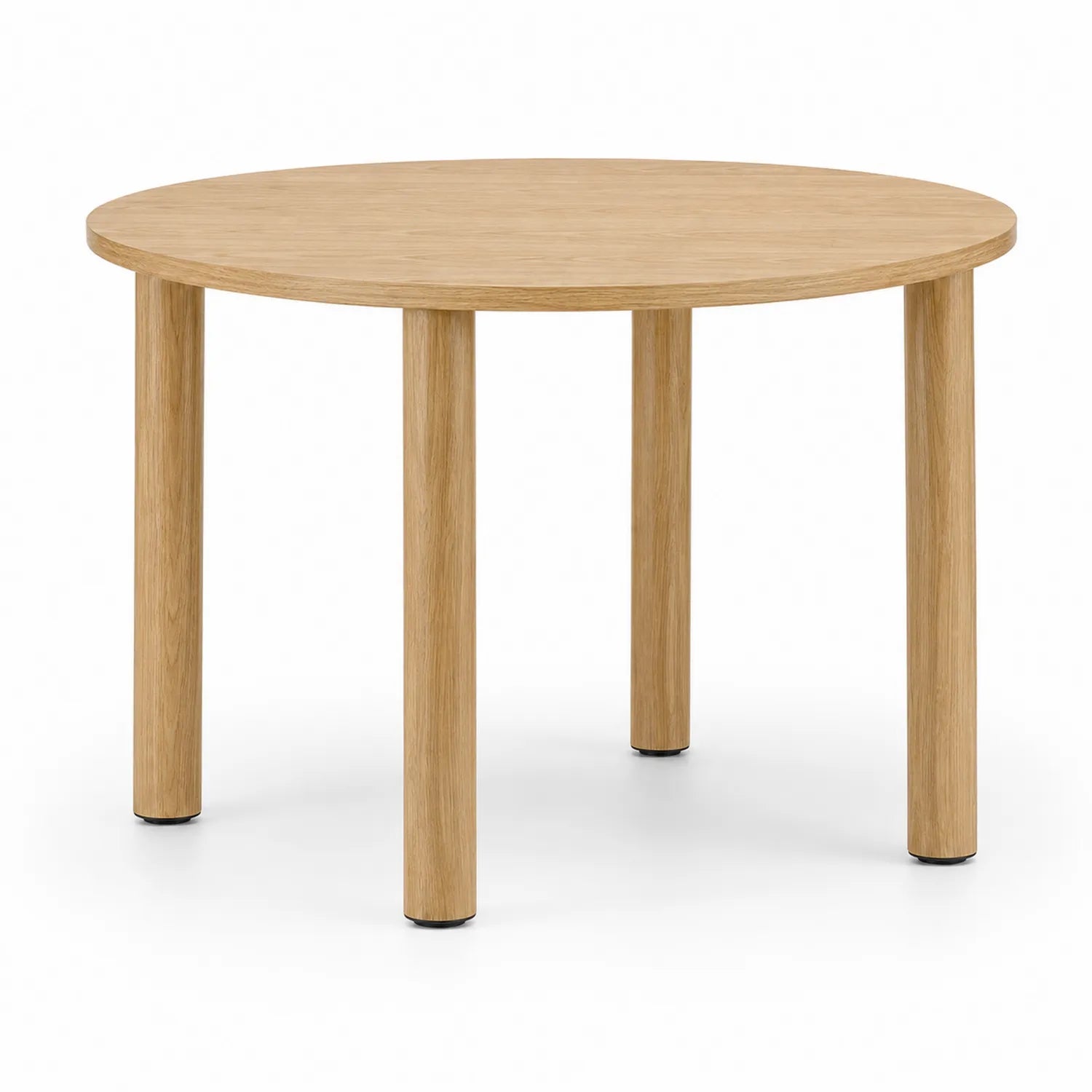Table ronde en bois de chêne massif 120 cm