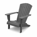 Chaise Adirondack en bois composite gris pour extérieur